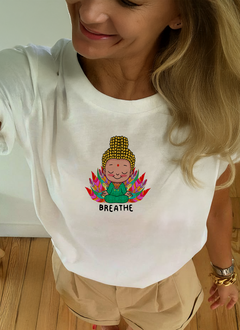 Remera Buddah breathe - comprar online