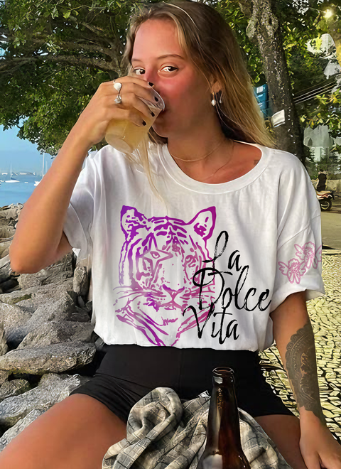 Remera La dolce vita (algodon) - comprar online