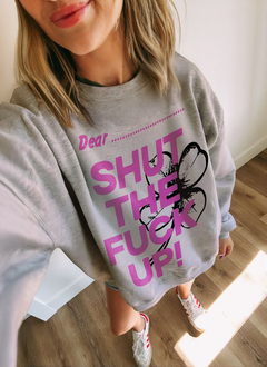 Buzo Shut the fuck up - comprar online