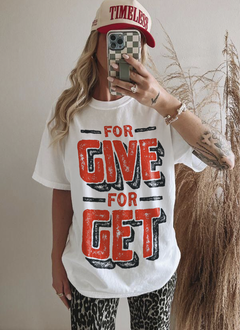 Remera For give for get - comprar online