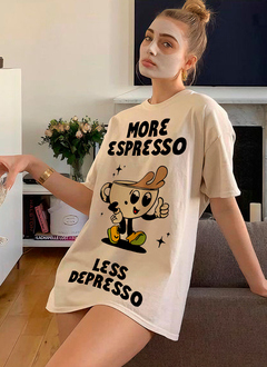 Camison More espresso less depresso - comprar online