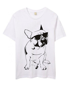 Remera Bulldog black & white - comprar online