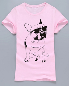 Remera Bulldog black & white en internet