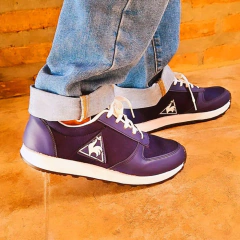 Zapatillas Paris Azules - Cuero - comprar online