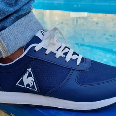 Zapatillas Paris Azules - Cuero en internet