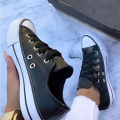 Zapatillas City Cuero - Plataforma