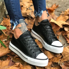 Zapatillas City Cuero - Plataforma - zapas2x1