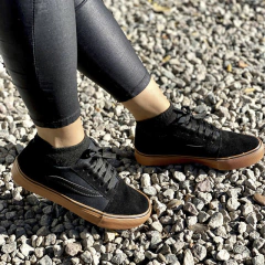 Zapatillas Art 99 Negras con Gamuza