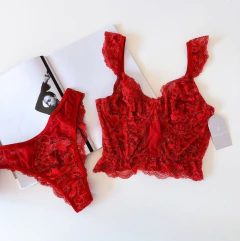 MINI CORSELET ALCA FIXA BICOLOR