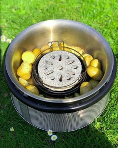 Briqueta COBBlestone - Encendedor catalítico de regalo - Parrillas portátiles Cobb Grill Argentina - Parrillas a carbón que casi no hacen humo. Parrillas ideales para balcón.