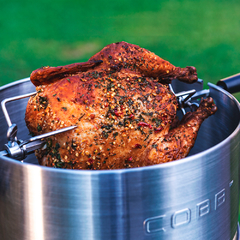 Asador Rotisserie COBB Premier - Parrillas portátiles a carbón que casi no hacen humo