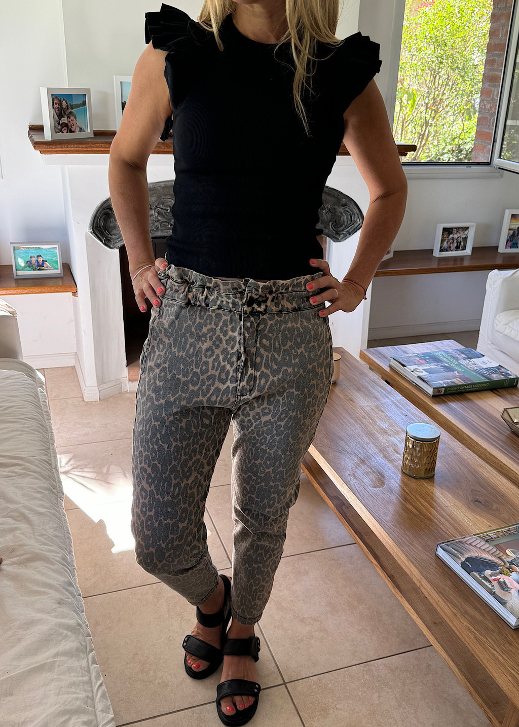 Pantalón Mom Animal Print thumbnail 3