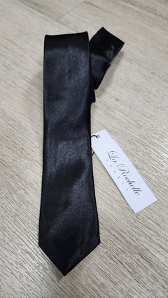 Corbatin liso negro (C223)