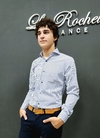 Camisa rayada (S256) 100% algodon