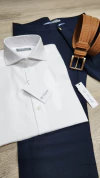 Camisa ratier blanca (S277) 100% algodon