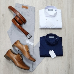 Pantalon chino (gris claro)