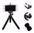 Suporte para Celular Mesa Tripé Câmera Portátil Gira 360º