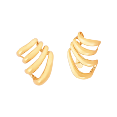 Brinco Dysma Liso Ouro Amarelo 18k - comprar online