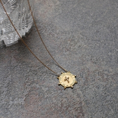 ESCAPULÁRIO TUDO POSSO NAQUELE QUE ME FORTACELE OURO 18k COM BRILHANTES - comprar online