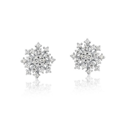 BRINCO BRILHANTES CHUVEIRO OURO BRANCO - comprar online