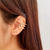 Piercing 3 fileiras banhado em ouro 18k