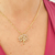 Colar luxo árvore da vida banhado em ouro 18k - comprar online