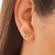 Brinco ear cuff de estrelinhas banhado em ouro 18k