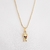 Colar com pingente de menina e coração com símbolo do autismo banhado em ouro 18k - comprar online