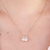 Conjunto de colar e brinco cristais banhado em ouro 18k na internet