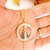Colar com Nossa Senhora cravejado com zircônia Banhado em ouro 18k - comprar online