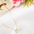 Colar ponto de luz banhado em ouro 18k - comprar online