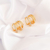 Brinco de argolinha cravejada com zircônias banhado em ouro 18k - comprar online