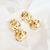 Maxi brinco banhado em ouro 18k - comprar online
