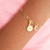 Pulseira infantil São Bento banhada em ouro 18k
