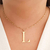 Colar com inicial L banhado em ouro 18k