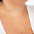 Colar 4 camadas banhado em ouro 18k