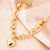 Pulseira com corrente pérolas e coração banhada em ouro 18k - comprar online