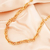 Colar com corrente grossa em elos banhado em ouro 18k - comprar online