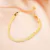 Pulseira com corrente fita diamantada banhada em ouro 18k - comprar online