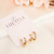 kit com 2 argolinhas banhadas em ouro 18k - comprar online