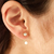 Brinco Romeu e Julieta banhado em ouro 18k - comprar online