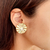 Conjunto orgânico com pérola banhado em ouro 18k - comprar online