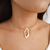 Conjunto orgânico banhado em ouro 18k - comprar online