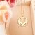 Colar dinda te amo banhado em ouro 18k - comprar online