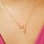 Colar mãe infinito com 1 menina banhado em ouro 18k