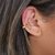 Piercing fake de pressão de estrela em ouro 18k