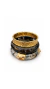 Trio Braceletes Detalhes Dourado - comprar online
