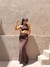 Conjunto de Cropped e Saia Longa Bergen - comprar online