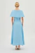 VESTIDO MIDI AZUL OCEANO on internet