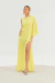 VESTIDO LONGO FENDA AMARELO - buy online